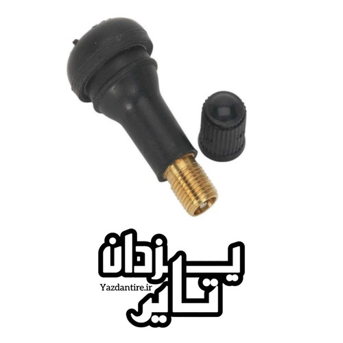 والو (والف) ساده لاستیک تیوپلس خودرو سواری TR414 (یک عدد)